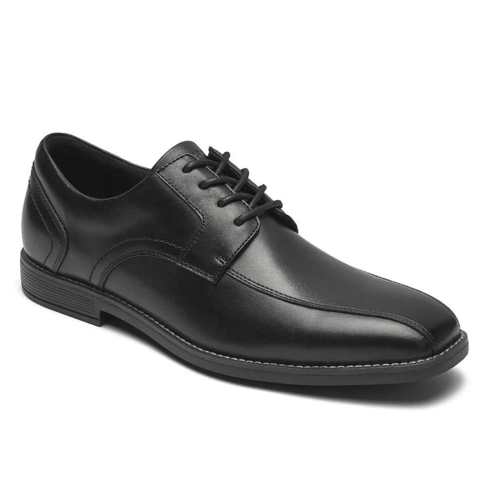 Rockport Mens Oxfords Black - Slayter Bike Toe - UK 264-ZKFESV